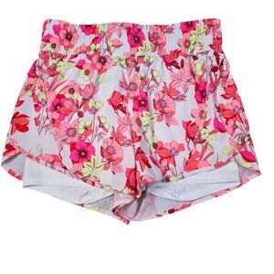 Aviva Neon Floral Workout‎ Shorts Size: M Excellent Used Condition